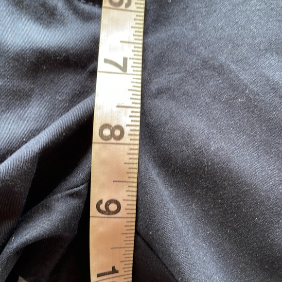 Ann Taylor Navy Boardwalk Shorts Devin Slimfit Tailored 11” Inseam Longline Sz 2 - Picture 7 of 16